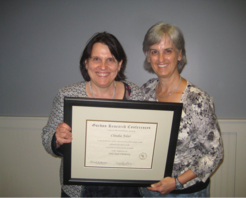 Claudia Felser, MPI CPfS, Susan M. Kauzlarich, UC Davis (v.l.)