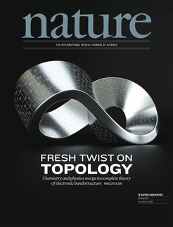 The study was featured on the cover of the journal Nature.