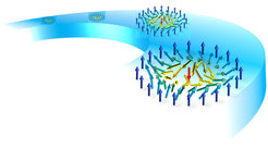 Anti-skyrmions on a racetrack
