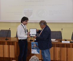 Riccardo Freccero getting the medal
