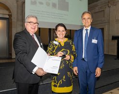 acatech Präsident Dieter Spath, Prof. Claudia Felser, acatech Präsident Karl-Heinz Streibich