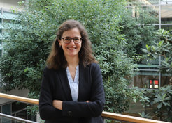 Elena Gati in the Wintergarten